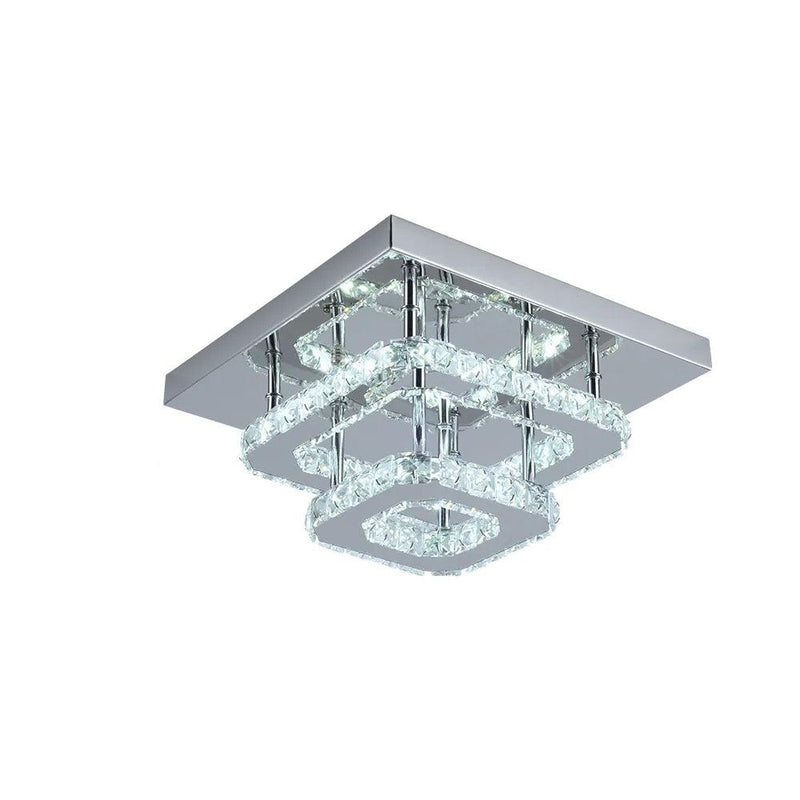 Lustre Cristais Brilhantes Luminária de Teto